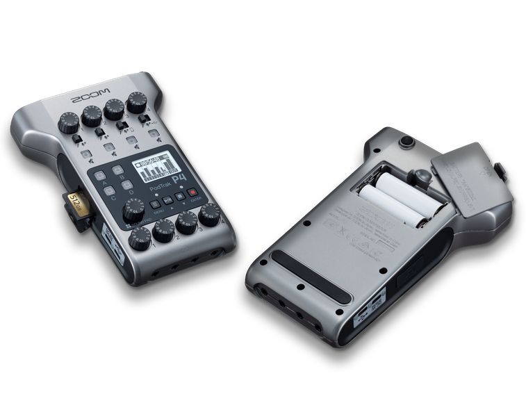 Zoom PODTRAK P4 Portable Multitrack Podcast Recorder