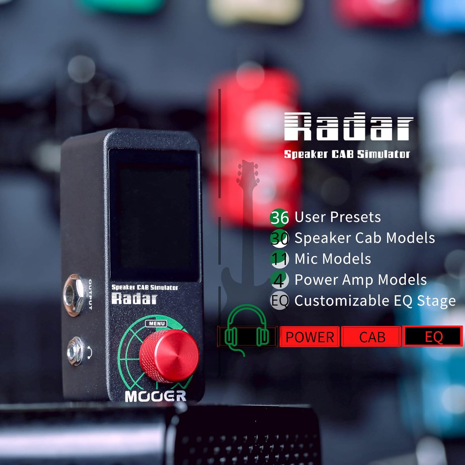 Mooer Radar Speaker Cab Simulator effects pedal