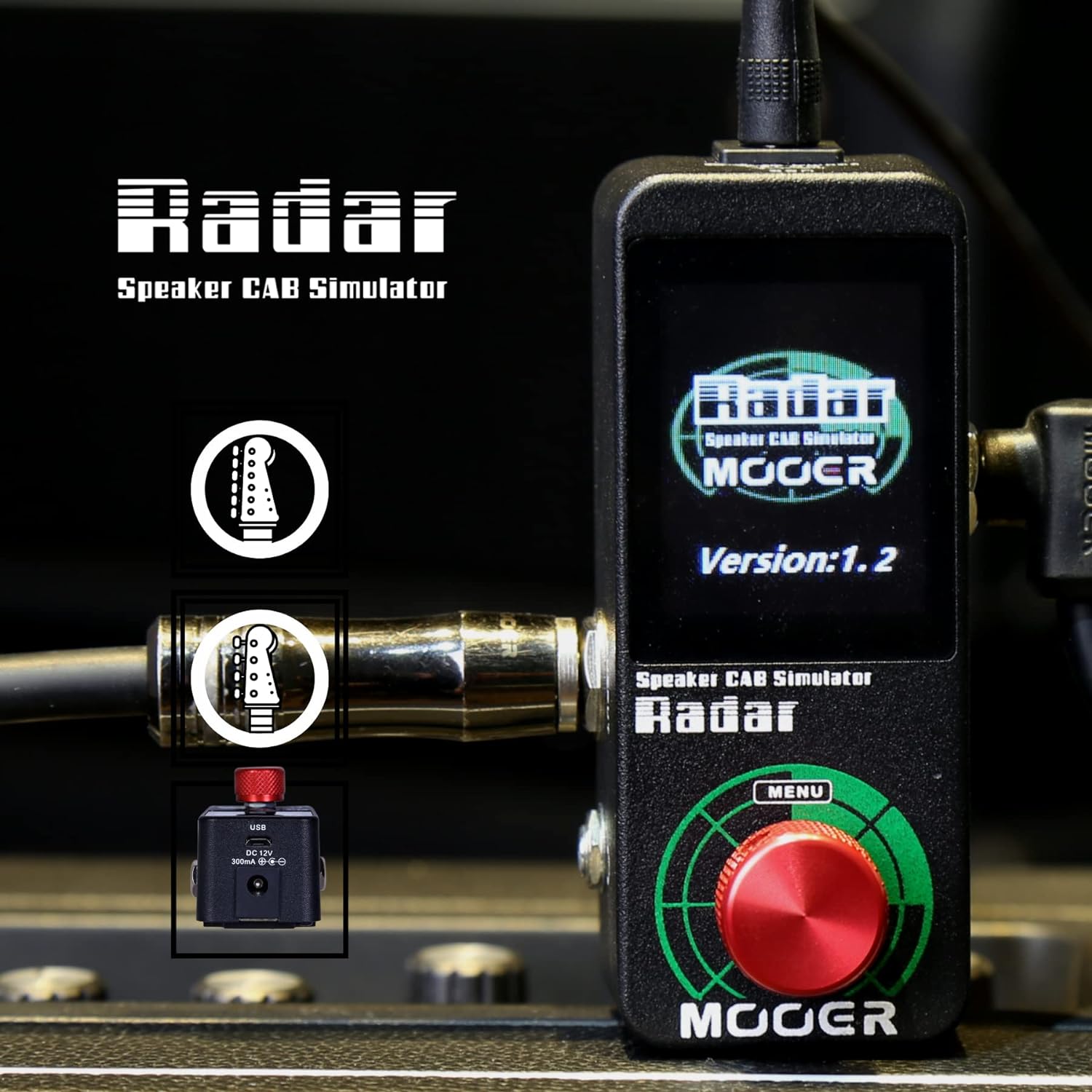 Mooer Radar Speaker Cab Simulator effects pedal