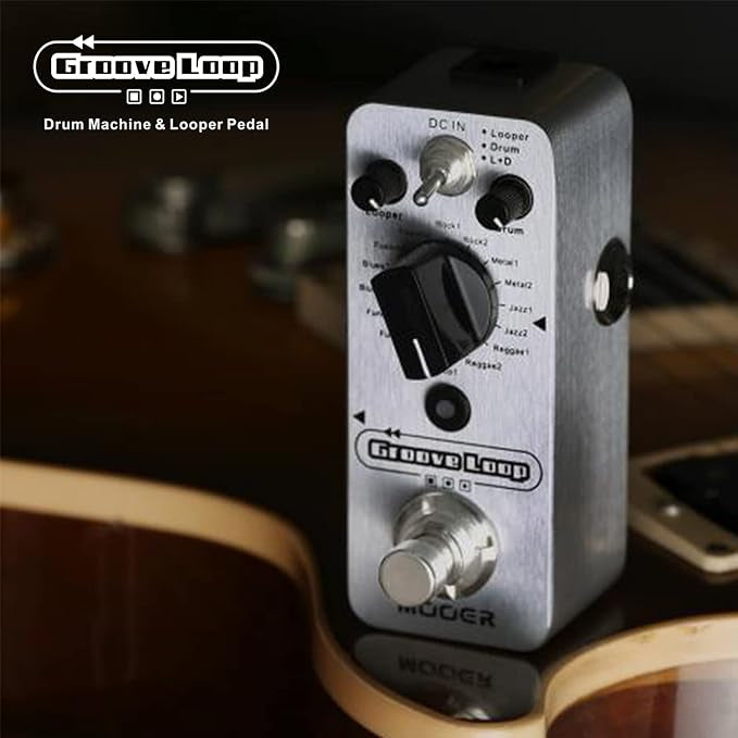 Mooer MLP2 Groove Loop Drum Machine & Looper Effects Pedal