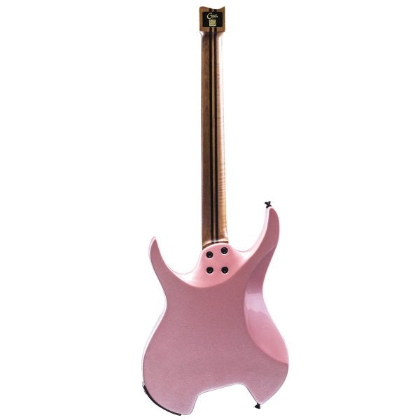 Mooer W800-PP GTRS 6-String Wing Series Headless Electric Guitar, Pearl Pink