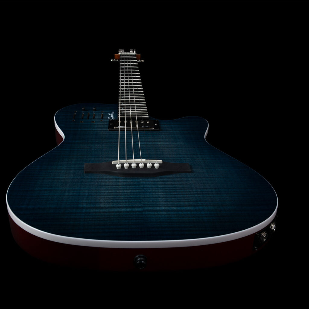 Godin A6 ULTRA Denim Blue Flame