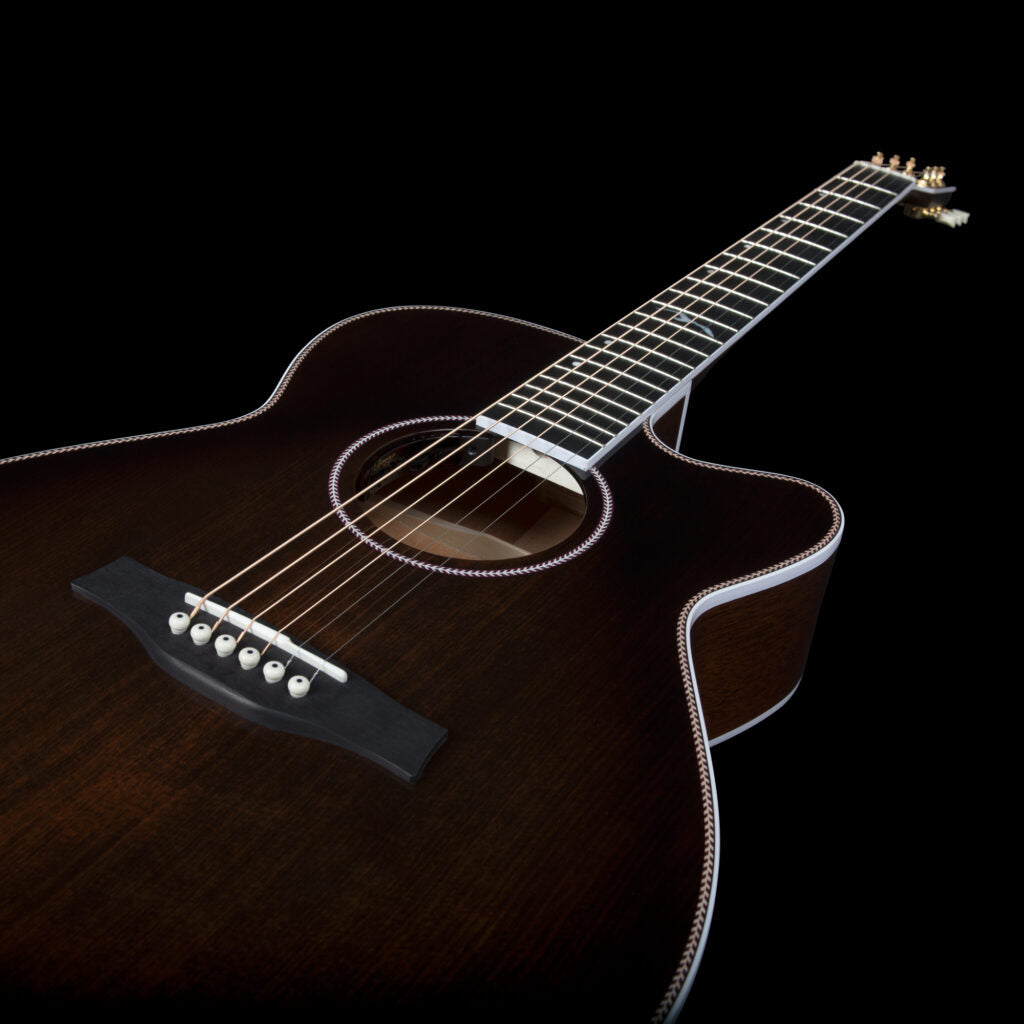 Seagull ARTIST MOSAIC CONCERT HALL CW BOURBON BURST GT ANTHEM EQ