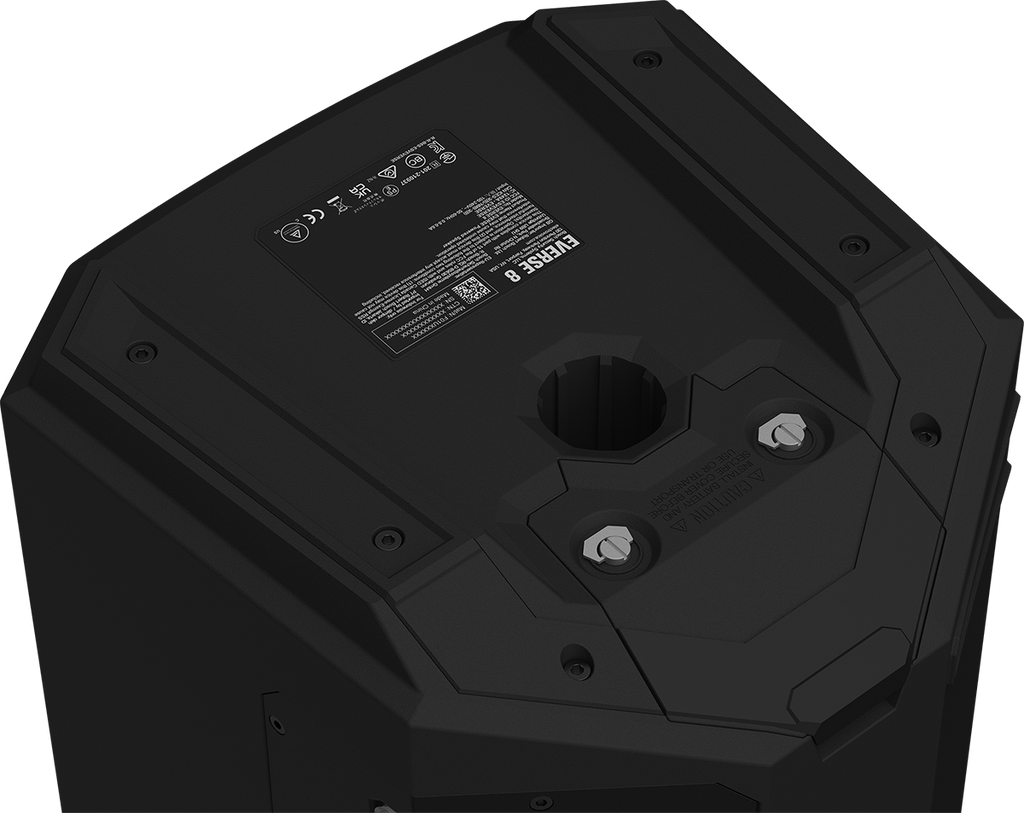 Electro-Voice EVERSE 8
WEATHERIZED BATTERY-POWERED LOUDSPEAKER WITH BLUETOOTH® AUDIO AND CONTROL