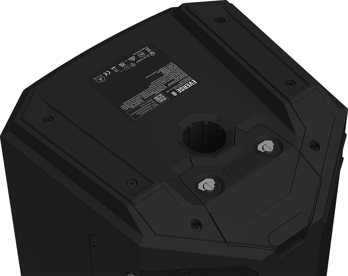 Electro-Voice EVERSE 8
WEATHERIZED BATTERY-POWERED LOUDSPEAKER WITH BLUETOOTH® AUDIO AND CONTROL