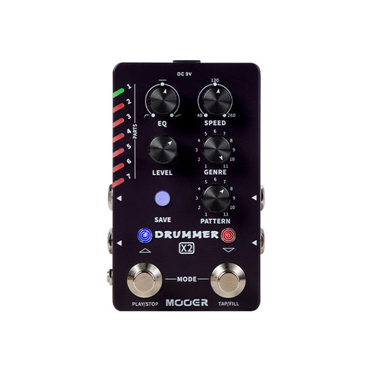Mooer M728 Groove Loop x2 Stereo Looper & Drum machine Effects Pedal