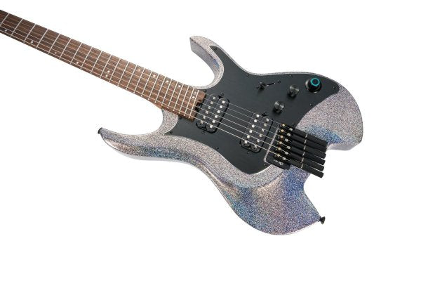 Mooer GTRS Wing 902 Intelligent Electric Guitar with Wireless System, Magic Crystal