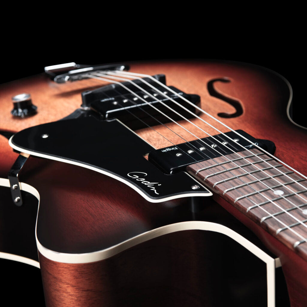 Godin 5th Avenue CW Kingpin II Vintage Burst