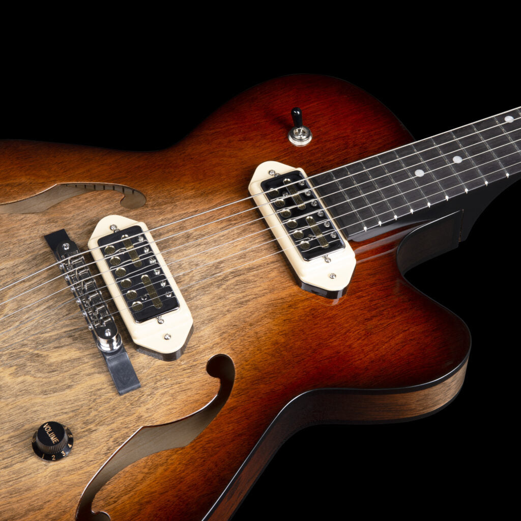 Godin 5th Ave TL Vintage Burst HG Gold Foil