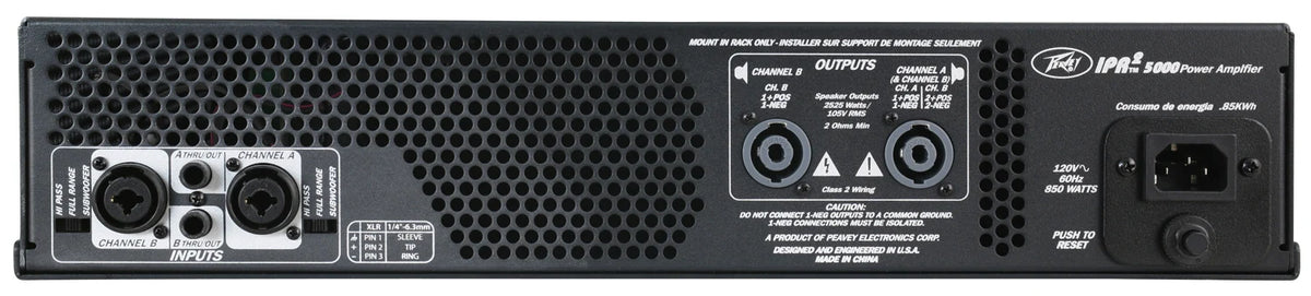 Peavey IPR2™ 5000 Lightweight Power Amp