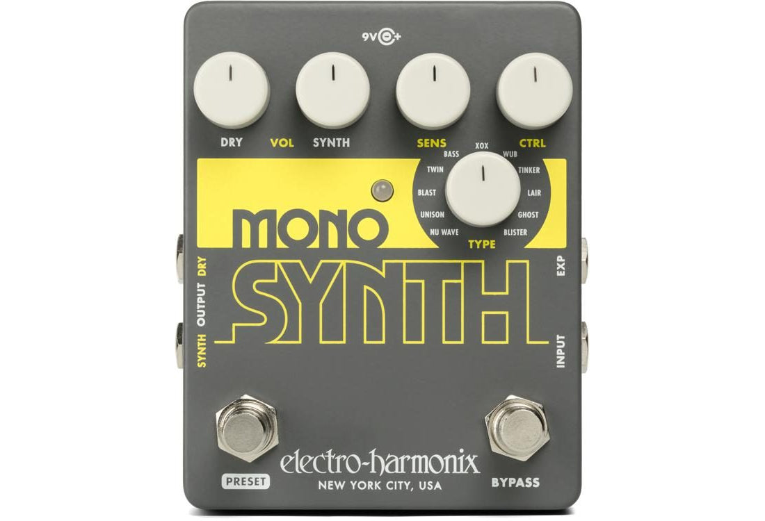 Electro-Harmonix
Mono Synth Guitar Synthesizer Pedal