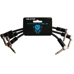 VPC-3 6 Inch Guitar Patch Cable 3-Pack by Valeton