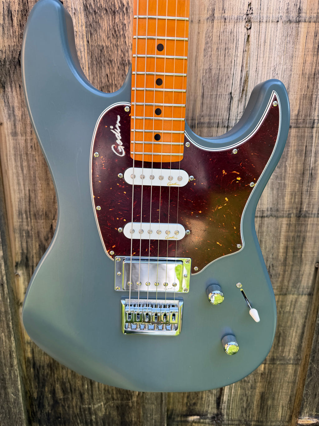 Godin Session HT Aztek MN Bleu