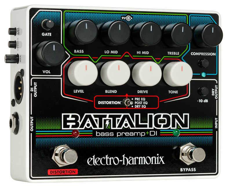 Electro-Harmonix
Battalion Bass Preamp and DI Pedal