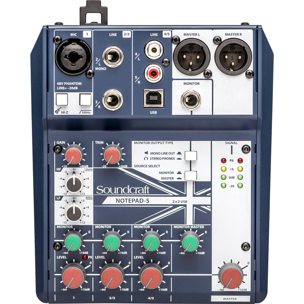 Soundcraft Notepad-5 5-Channel Small-Format Analog Mixer