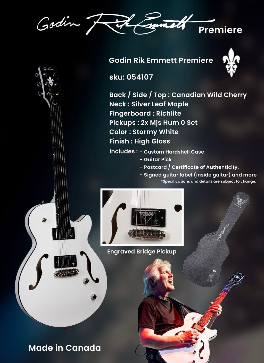 Godin Rik Emmett Premiere