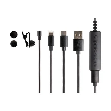 Apogee CLIPMIC-DIGITAL-II-KIT-2 2 Lavalier Microphone Kit with 2x Microphones and UltraSync BLUE Wireless Timecode Sync