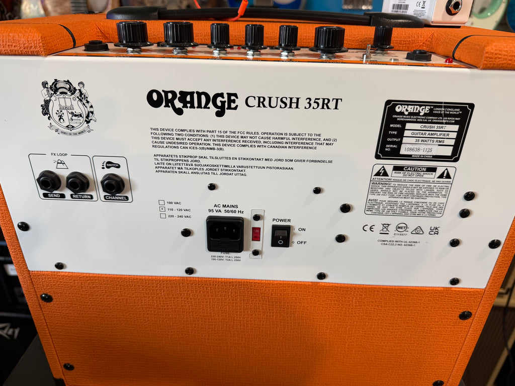Orange Crush 35RT Brand New Trade-in