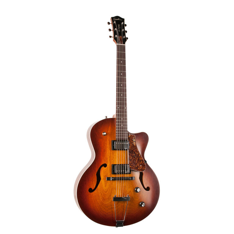 Godin 5th Avenue CW Kingpin II HB Cognac Burst