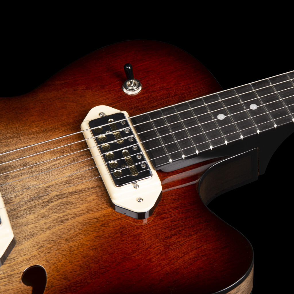 Godin 5th Ave TL Vintage Burst HG Gold Foil