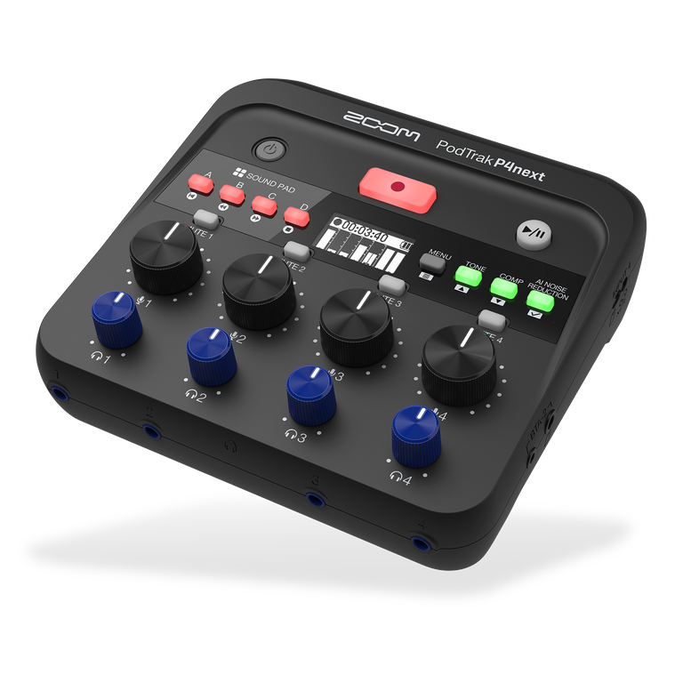 Zoom PodTrak P4next - Podcast Recorder