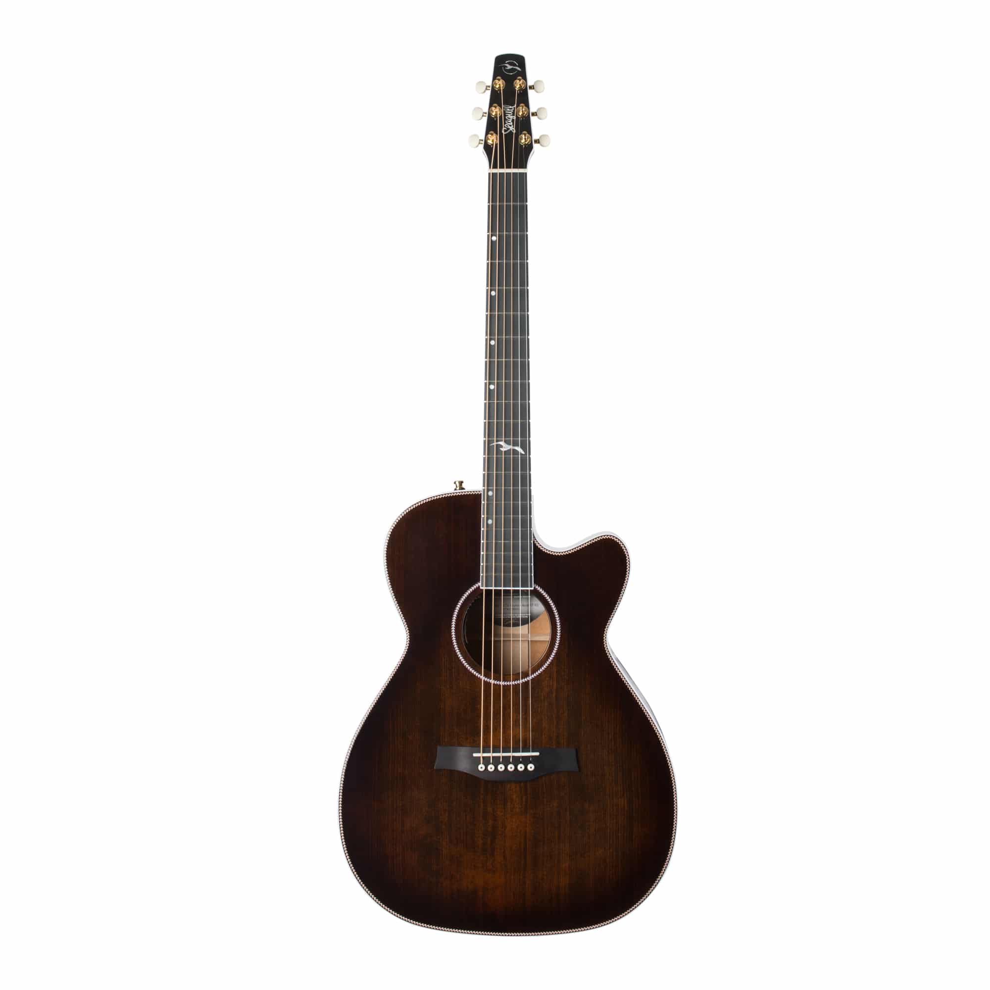 Seagull ARTIST MOSAIC CONCERT HALL CW BOURBON BURST GT ANTHEM EQ