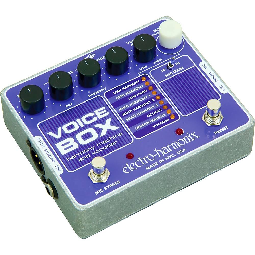 Electro-Harmonix
Voice Box - Harmony/Vocodor Pedal