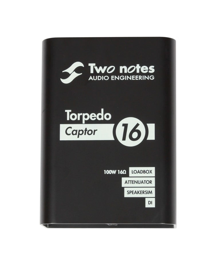 TWO NOTES TNCAPTOR16 TORPEDO CAPTOR ANALOG LOAD BOXES 16 OHM