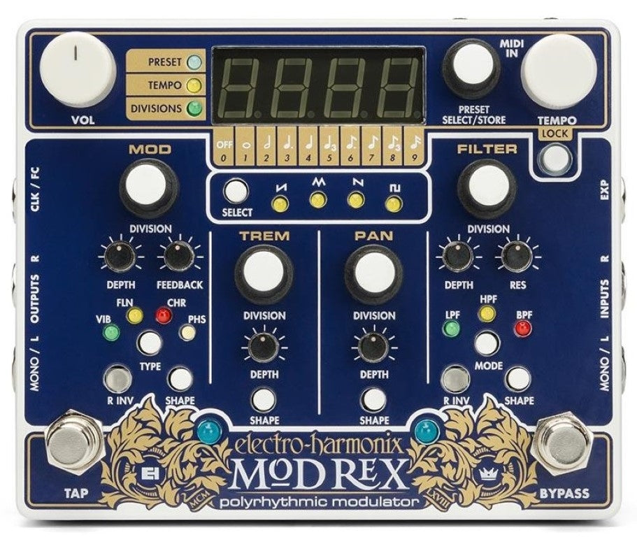 Electro-Harmonix
Mod Rex Polyrhythmic Modulator Pedal