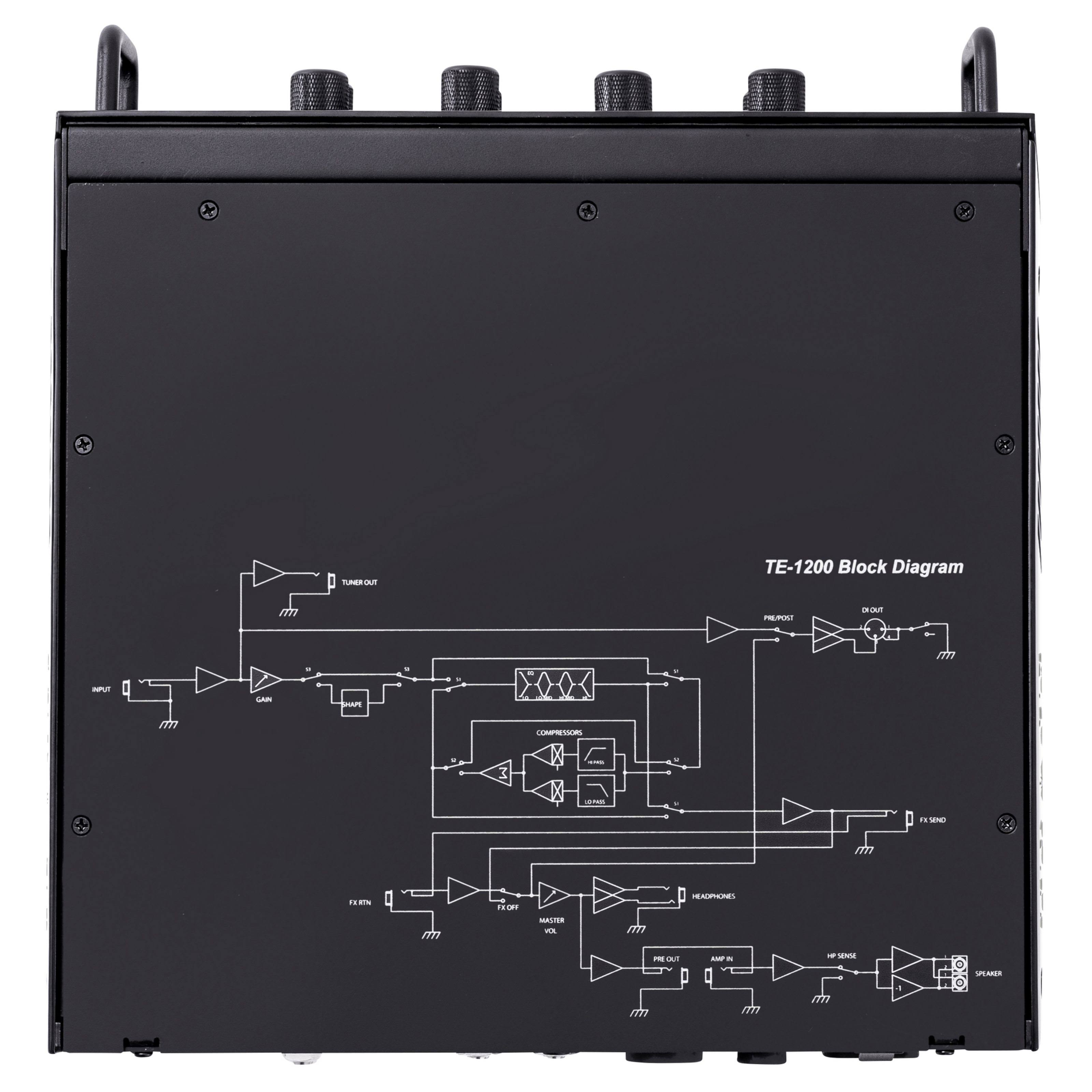 TRACE ELLIOT TE-1200 BASS AMPLIFIER HEAD