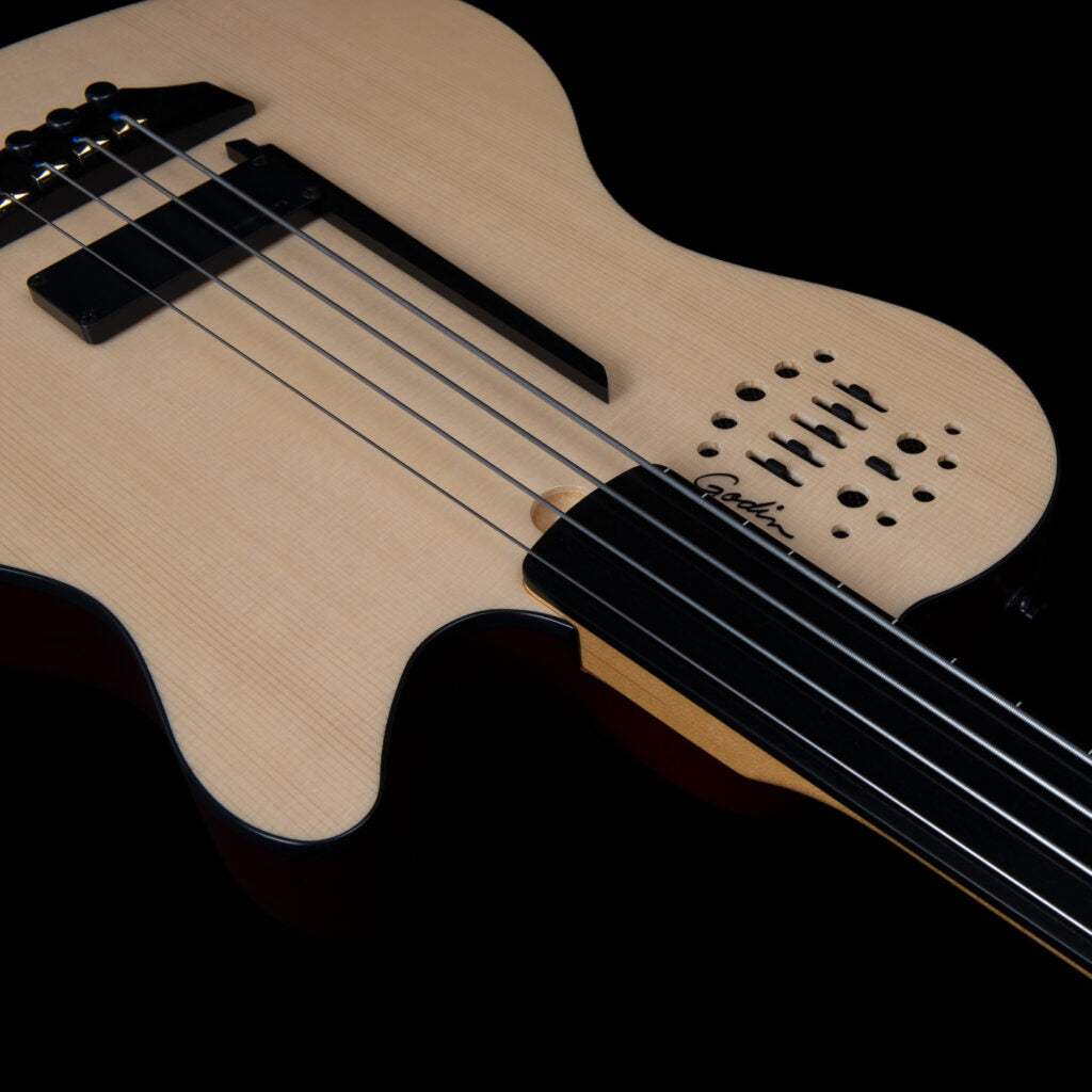 Godin A4 Ultra Natural Fretless A/E
