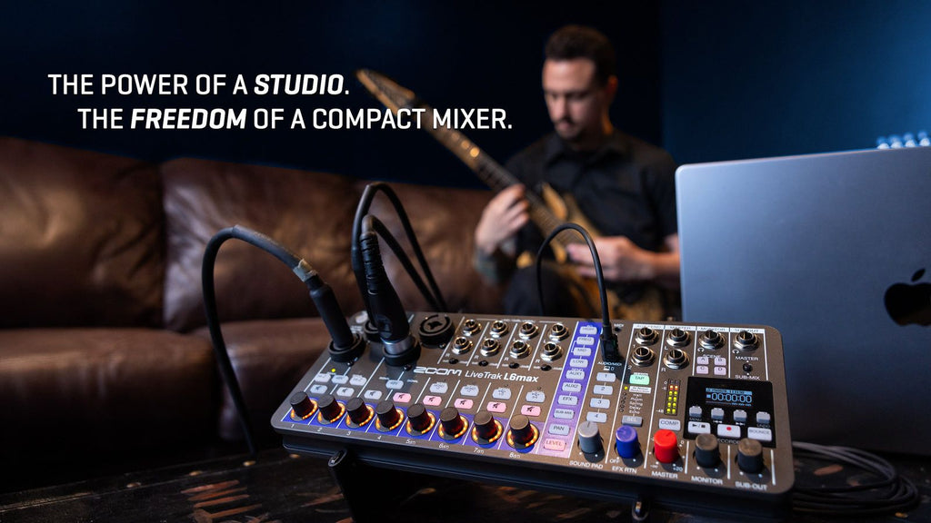 LiveTrak L6max 12-Channel Mixer & Recorder for Music, Streaming, and Podcasts