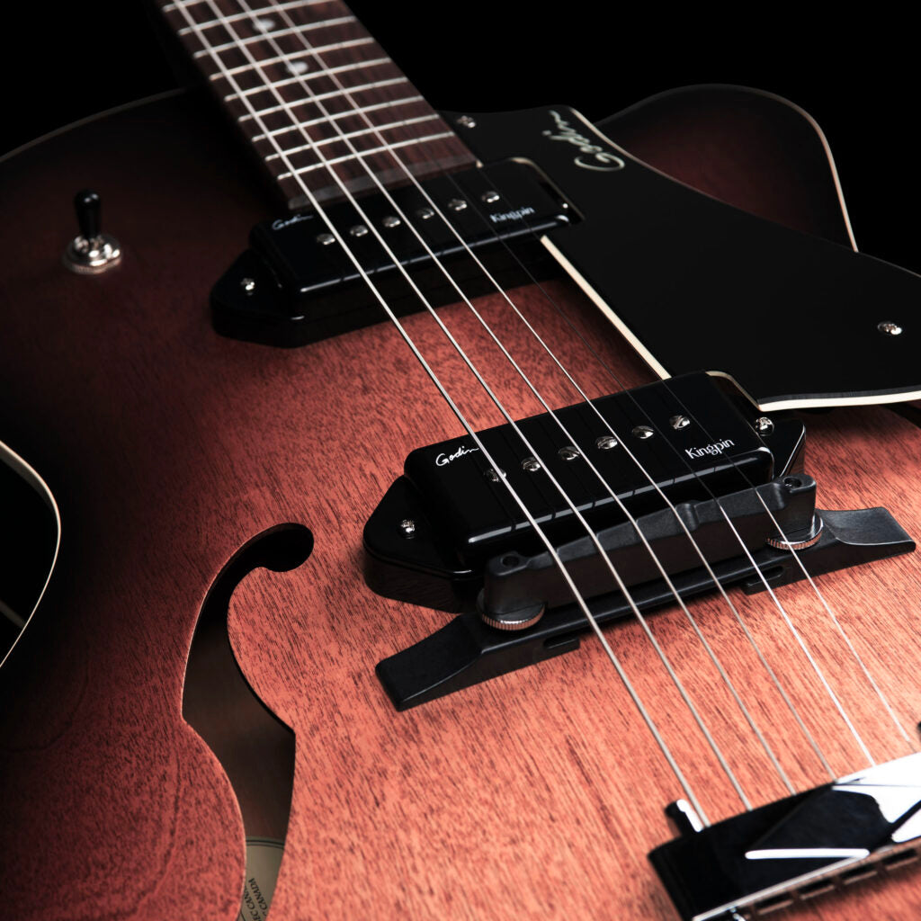 Godin 5th Avenue CW Kingpin II Vintage Burst