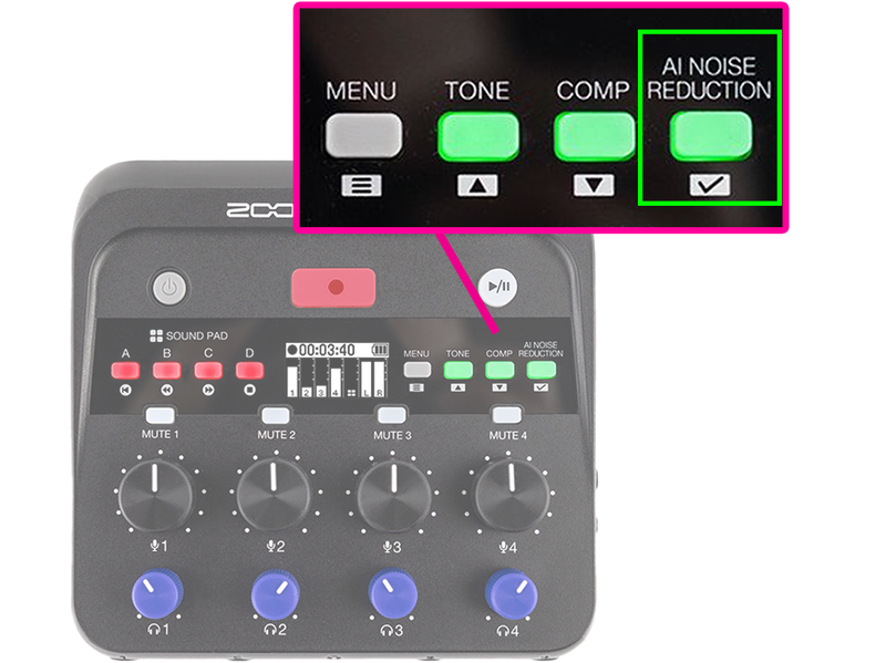 Zoom PodTrak P4next - Podcast Recorder