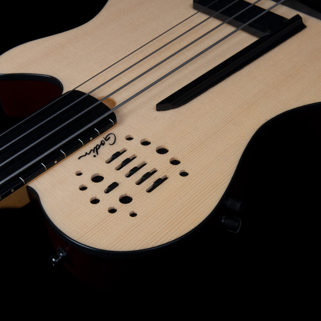 Godin A4 Ultra Natural Fretless A/E