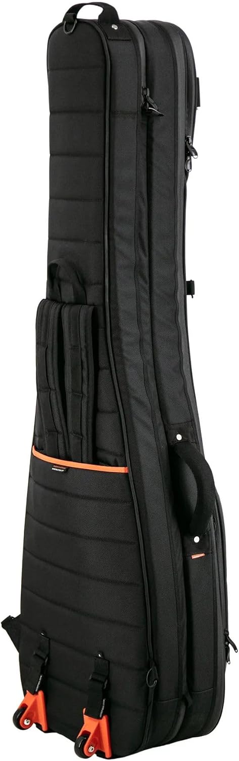 M80 Classic Ultra dual electric guitar case with FREERIDE™ wheel system - black