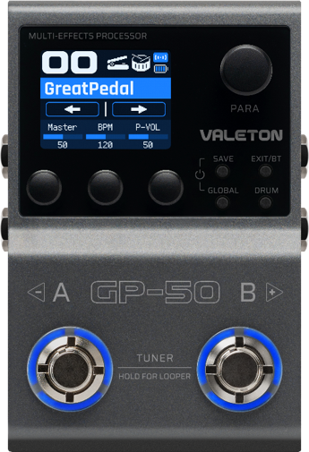 Valeton GP-50 Multi-Effects Processor

SnapTone & IR Loader