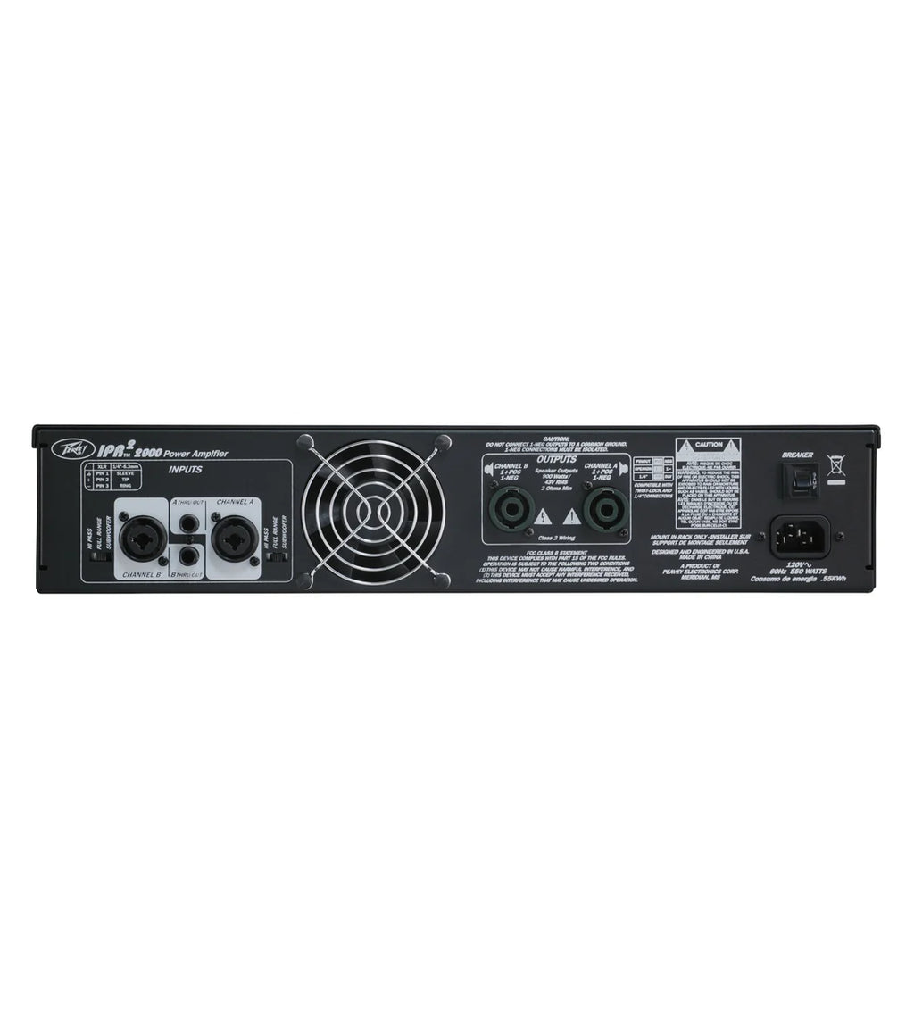 Peavey IPR2™ 2000 Lightweight Power Amp