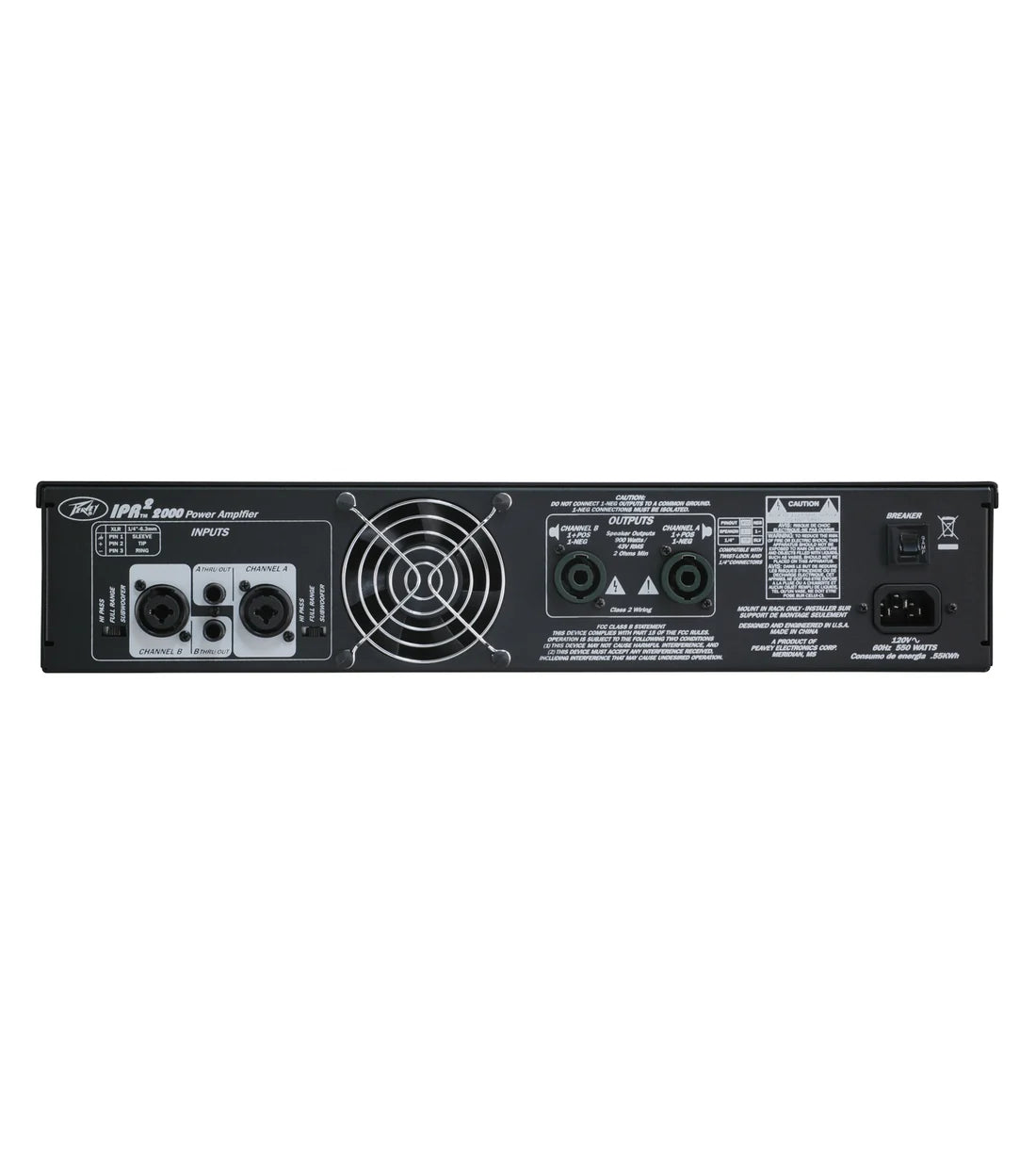 Peavey IPR2™ 2000 Lightweight Power Amp