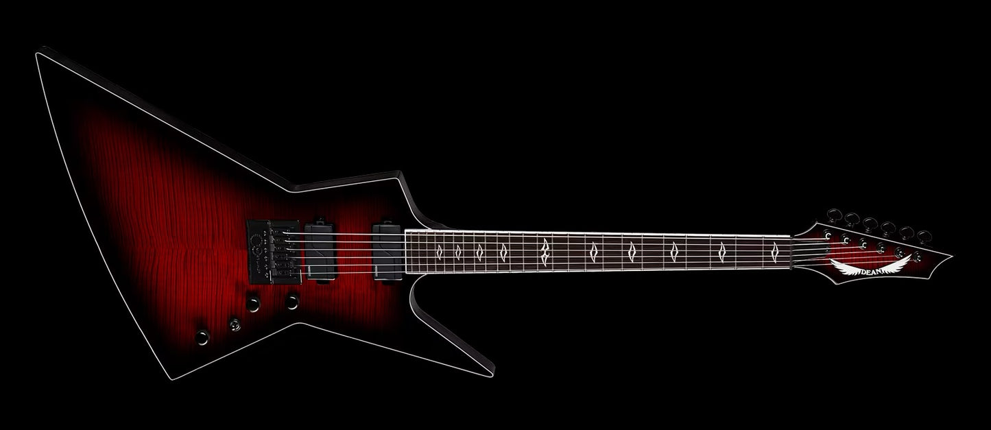 DEAN ZERO SELECT EVERTUNE FLUENCE BLACK CHERRY BURST