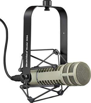 Electro-Voice RE20
BROADCAST ANNOUNCER'S MICROPHONE WITH VARIABLE‑D