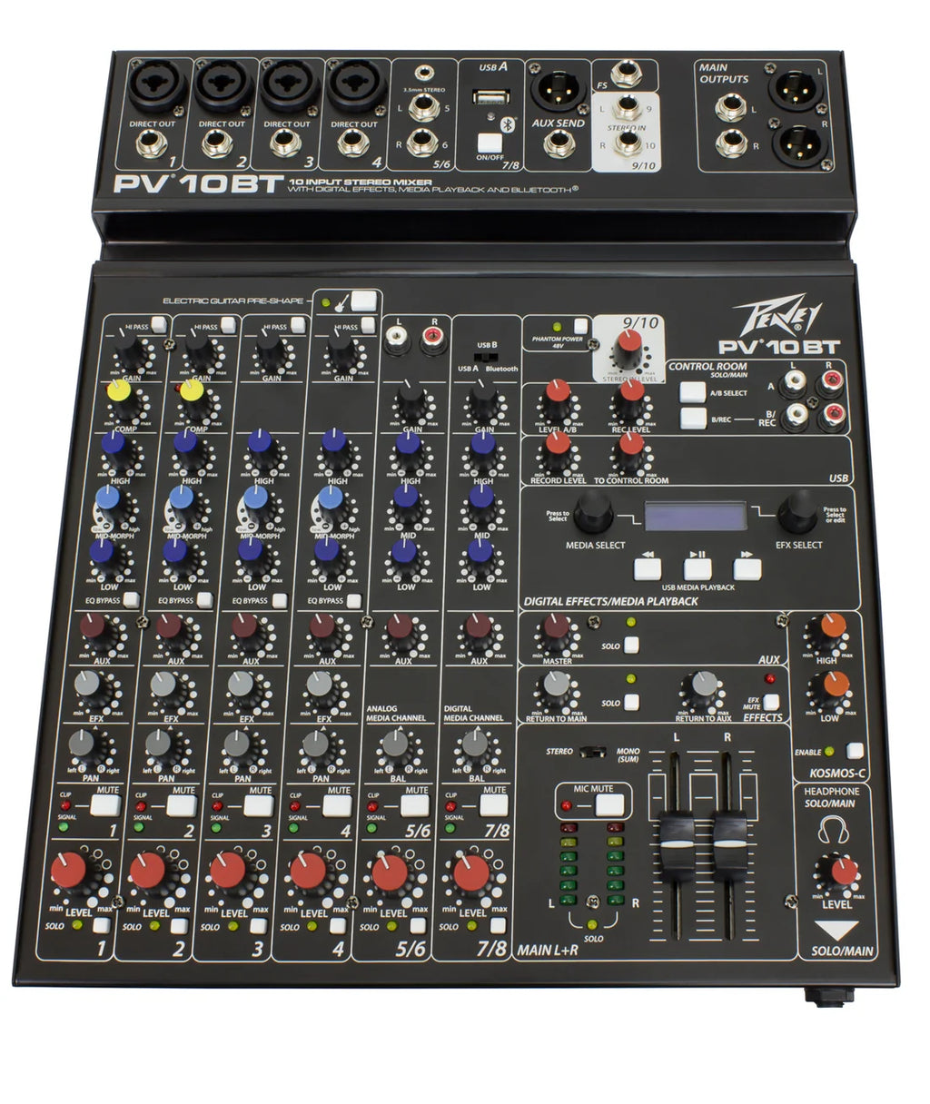 Peavey PV® 10 BT Compact Mixer With Bluetooth