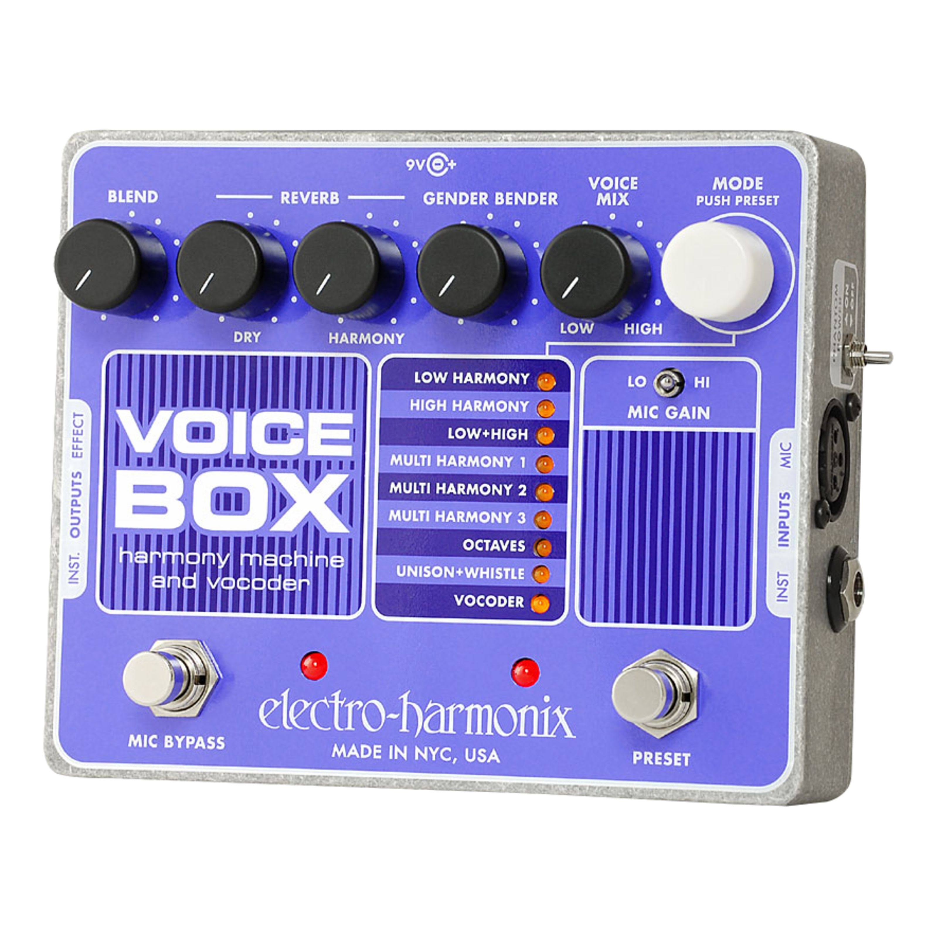 Electro-Harmonix
Voice Box - Harmony/Vocodor Pedal