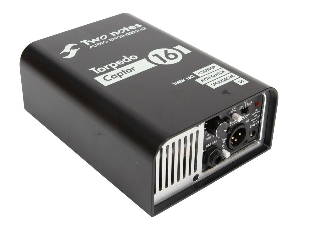 TWO NOTES TNCAPTOR16 TORPEDO CAPTOR ANALOG LOAD BOXES 16 OHM
