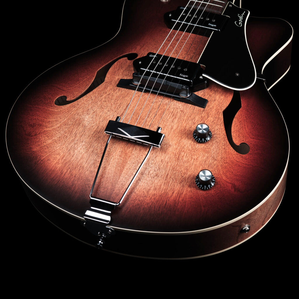 Godin 5th Avenue CW Kingpin II Vintage Burst