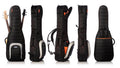 MONO M80-2B-BLK Classic Dual Bass Guitar Case - Waterproof Outer Shell