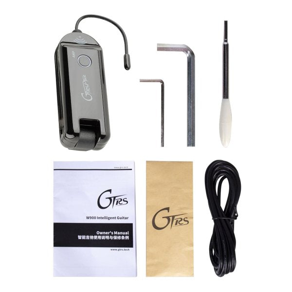 Mooer GTRS Wing 902 Intelligent Electric Guitar with Wireless System, Magic Crystal