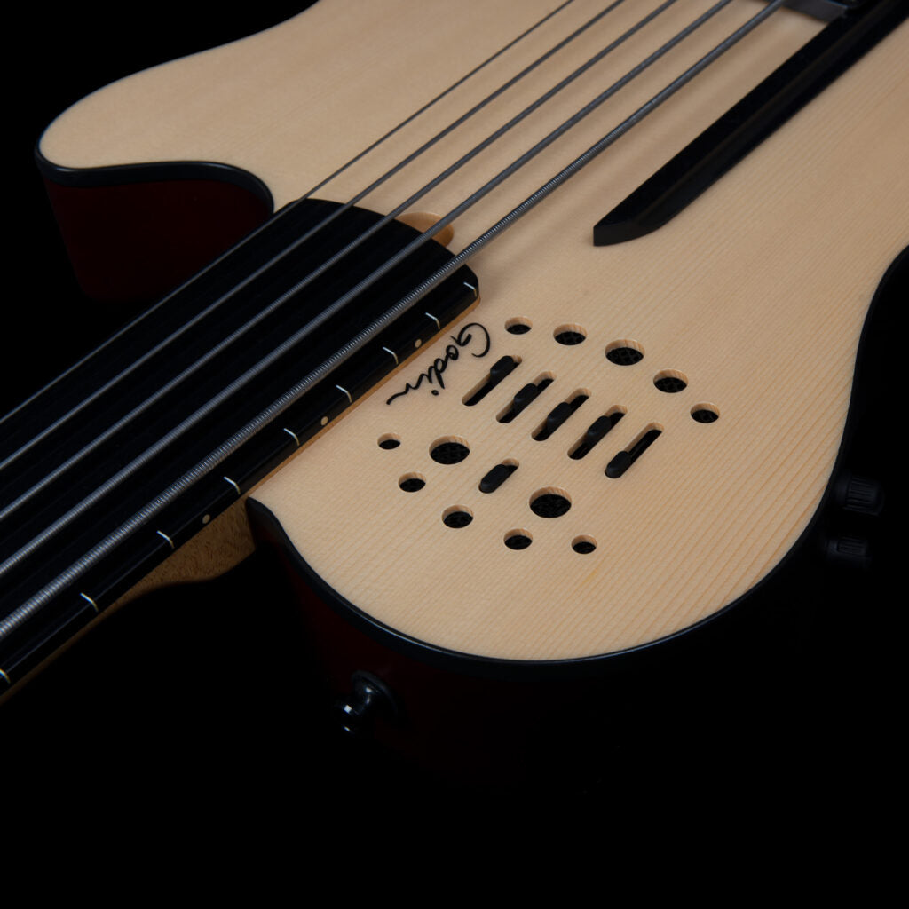 Godin A5 Ultra Natural Fretless A/E