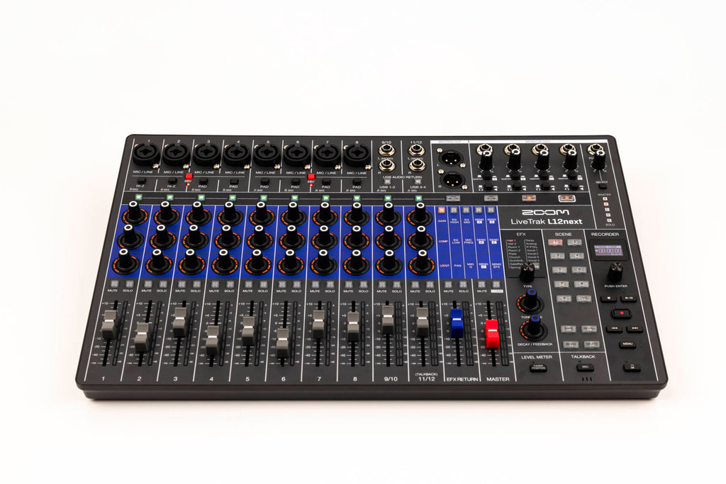 Zoom LiveTrak L12next Digital Mixer and Recorder