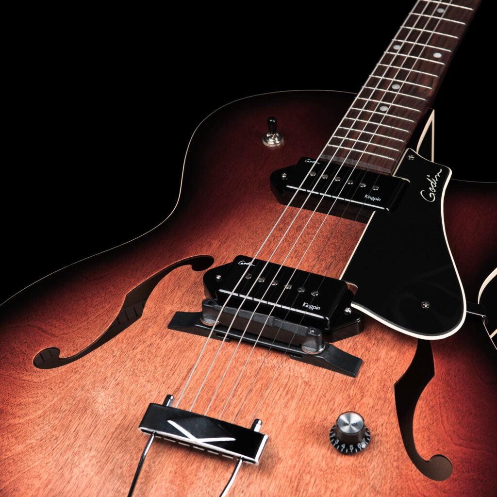 Godin 5th Avenue CW Kingpin II Vintage Burst